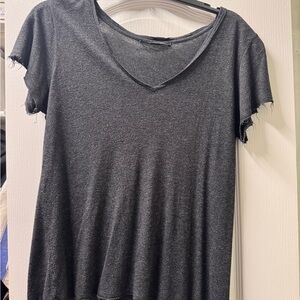 All Saints Charcoal Short Sleeve Tee